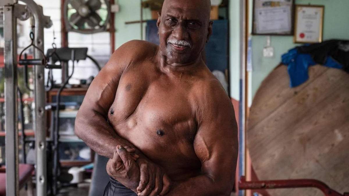 72-річний бодибілдер 72-річний бодибілдер