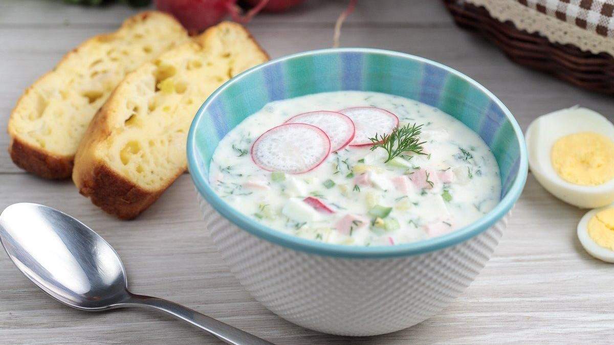 Как приготовить окрошку на кефире и квасе 2 рецепта