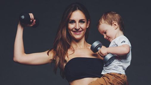 Тренування з дитиною на руках: як виконувати вправи у форматі "мама + малюк" – відео